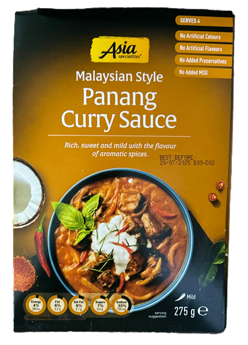 Malaysian Panang Curry Sauce