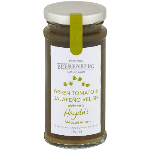 Green Tomato & Jalapeno Relish