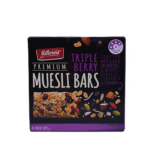 Triple berry Muesli Bar