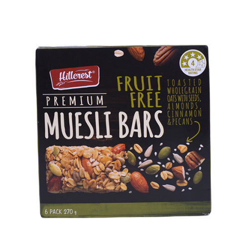 Fruit Free Muesli Bar